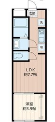 新井宿駅 徒歩12分 3階の物件間取画像